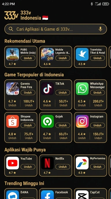 Indeks Aplikasi Populer & Kanal Uji 333v—Temukan Favorit Anda
