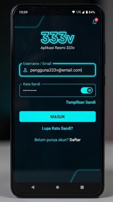 Masuk ke Akun 333v untuk Pengguna Android