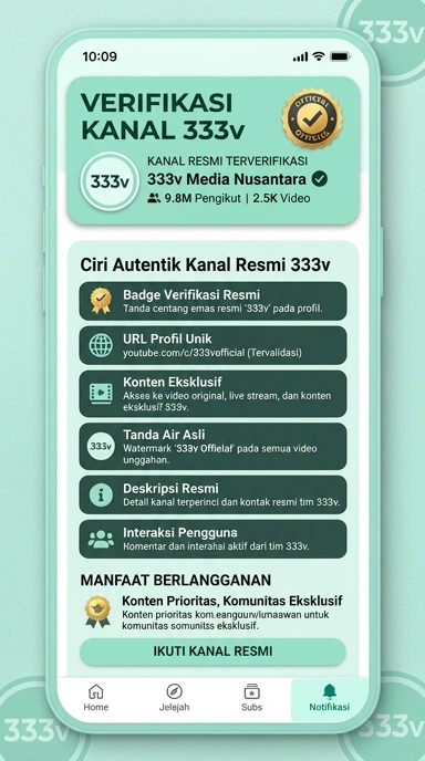 Kanal Resmi 333v untuk Pengguna Android